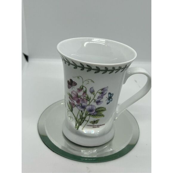 Portmeirion Pimpernel Botanic Garden 8013 Sweet Pea Tea or Coffee Cup Flared Mug - Picture 3 of 6